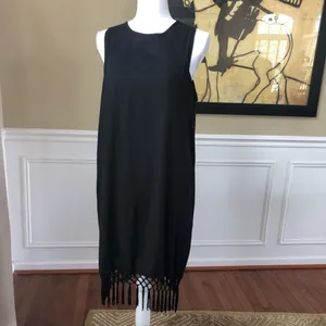 NWT Mud Pie Vivi Sleeveless Fringe Dress M thumbnail 2