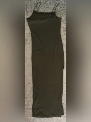 J for Justify Olive Maxi Dress with High Neck thumbnail 2