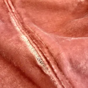 FREE PEOPLE x CP SHADES Cara Velvet Button Down‎ Shirt in Pink size Small thumbnail 8