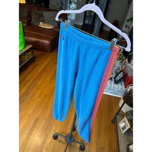Aviator Nation LOGO SWEATPANTS - SKY women's medium 5 stripe thumbnail 2