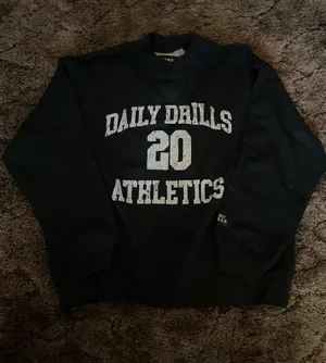 Daily Drills Black Sweatshirt Oversized Thermal xs/s thumbnail 1