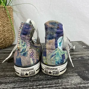 Converse All Star Digital Floral Chuck Taylor Hightop Athletic Sneaker Shoes 7 thumbnail 7