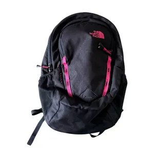 The North Face Padded Laptop Flexvent Vault Backpack Black/Pink thumbnail 3