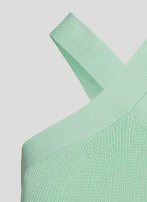 Aritzia Sculpt Knit Criss Cross Cropped Tank thumbnail 8