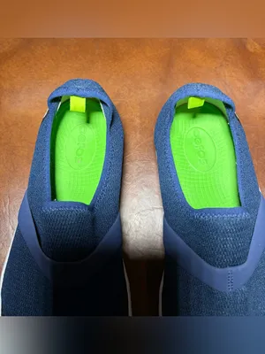 Oofos Womens OOmg Q1-1312020-3 Navy Blue Casual Shoes Sneakers Size 7.5 thumbnail 3