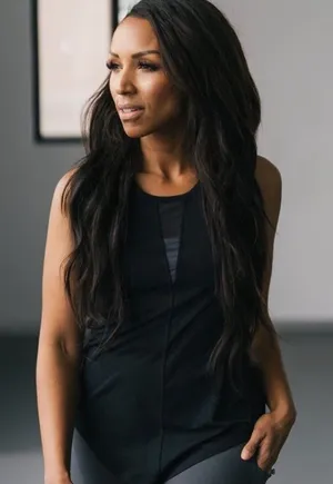 NWT ZYIA Black Effortless Racerback Tank-Long XXL thumbnail 1