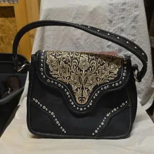 Montana West Embroidered HandBag Purse Concealed Carry Pocket thumbnail 1