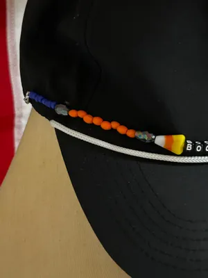 Beaded Hatchain Western Halloween BOO Cowboy handmade brand new thumbnail 3