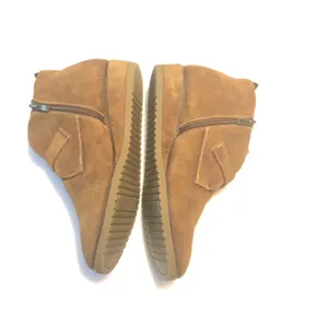 Franco Sarto Womens Cognac Brooke Wedge Ankle Bootie Sz 8.5 thumbnail 3