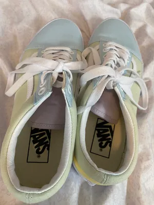 Vans old skool women’s pastel color block shoes thumbnail 4