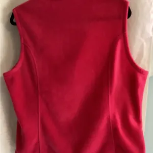 Columbia Pink Sleeveless Fleece Zipper Vest thumbnail 2