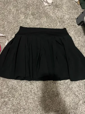 Black Aerie Offline Pleated Skirt thumbnail 3
