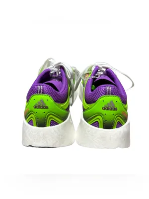 adidas Adizero Aruku Lace Up Women's 7.5 Green Purple Sneakers Athletic JP556 NW thumbnail 4