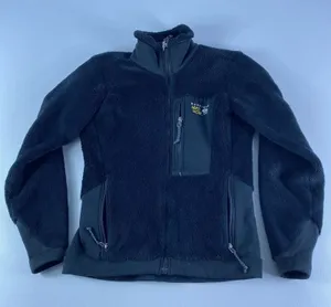 Mountain Hard Wear Jacket‎ Women's Small Fuzzy Fleece Full Zip Black Ladies thumbnail 1