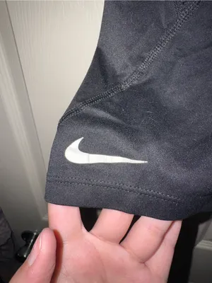 Nike Black Tank Top with White Branded Straps thumbnail 3