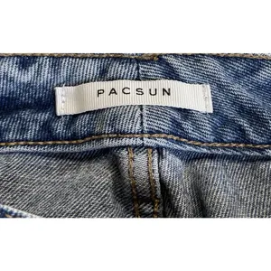 PacSun Womens 25 Blue Mom Jean‎ Thrashed High Waisted Straight Leg Denim Preppy thumbnail 7