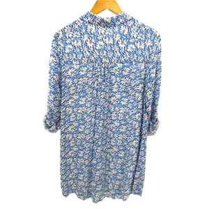 LILLY PULITZER Natalie Cover-Up Shirtdress Blue White Daisy Floral Dress S thumbnail 7