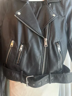 Levi’s Women Biker Leather Faux Jacket Black XS thumbnail 2