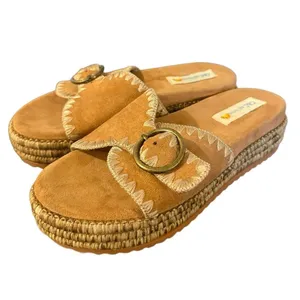 C&C California Barista platform stitched sandal size 6 thumbnail 2