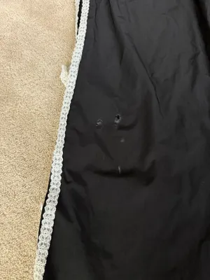 Free Haven Black Wide Leg Lace Trim Pants Size M thumbnail 3