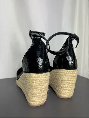 Black Espadrille Wedge Pointed thumbnail 4