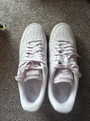 Nike air light pink Air Force sneakers women’s size 9.5 thumbnail 3