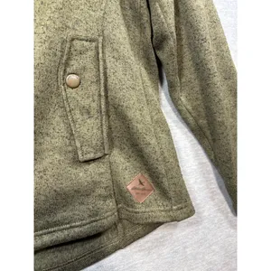 Eddie Bauer Olive Green Womens Hooded Full Zip Jacket Size‎ L Casual thumbnail 2