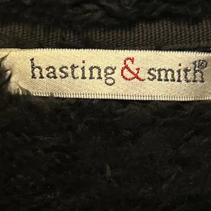 Hasting & Smith Womens Plaid Fleece Vest Black‎ White Sherpa Collar Zip Up M thumbnail 4