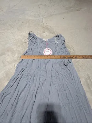 Umgee NWT Aimsel dress boho grey large MSRP$57 thumbnail 5