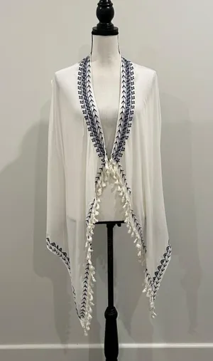 Alya Bohemian Embroidered Vest thumbnail 1