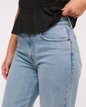 Abercrombie Curve Love High Rise 90s Relaxed Jean NWT thumbnail 4