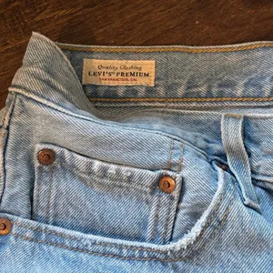 Levi's 501 Premium Light Wash Denim Cut-Off Shorts - size 26 thumbnail 4