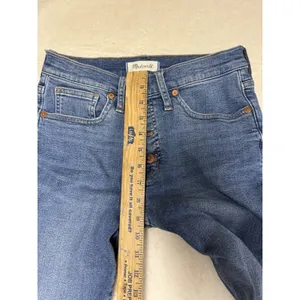 Madewell Size 27‎ Skinny Jeans Womens 9'' Mid Rise Blue Denim Button Fly Pants thumbnail 5