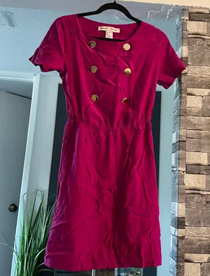 retro pink dress thumbnail 1