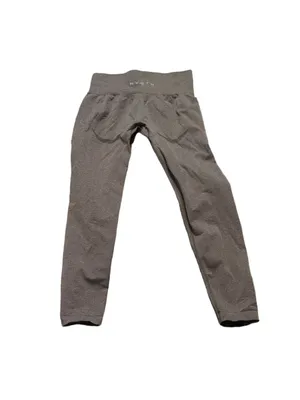 NVGTN gray cropped leggings size Large thumbnail 5