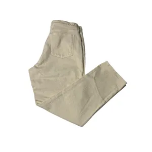 Abercrombie Curve Love 90s Straight Cream Ivory Jeans 32 14R thumbnail 6