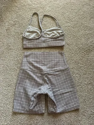 Lululemon gingham set thumbnail 2