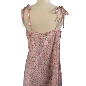 PRINCESS POLLY The Veronica Satin Floral Midi Dress Spaghetti Strap V Neck Sz 10 thumbnail 8