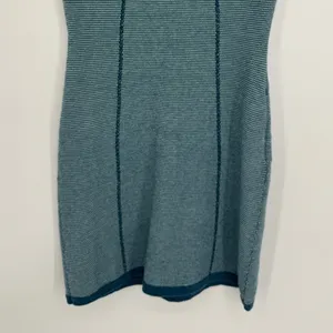 Title Nine Improv Short Sleeve Sweater Dress Small Teal Blue Gorpcore Athletic thumbnail 8