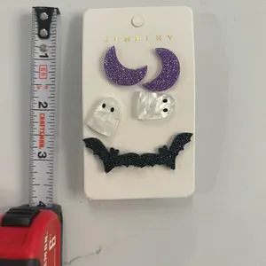 Set of three Halloween earrings thumbnail 2