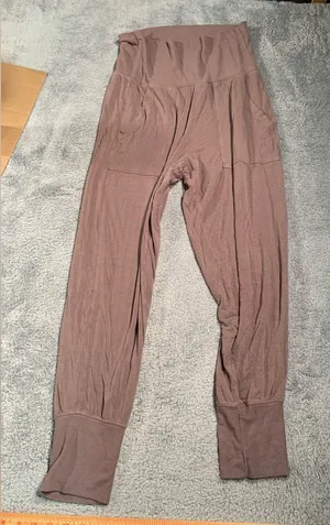 Aerie Brown jogger sweatpants medium thumbnail 1