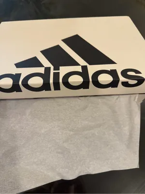 New in box Adidas White Sneakers with Black Stripes thumbnail 2