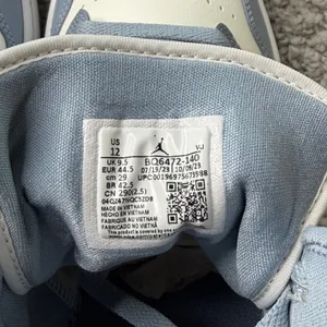 Jordan 1 Mid Sail Diffused Blue Grey BQ6472-140 Womens 12 Sneaker Mid Top thumbnail 11