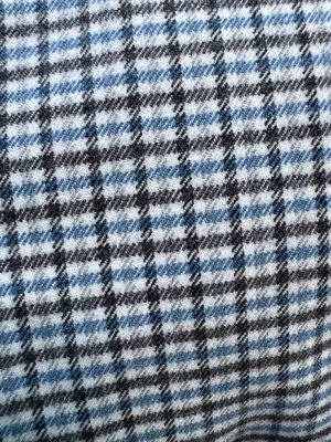 a new day Plaid Single-Button Blazer in Blue and Black. thumbnail 14
