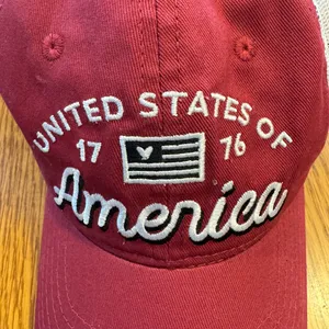 Women's United States Of America Trucker Hat Mesh Snapback Baseball Cap‎ thumbnail 2