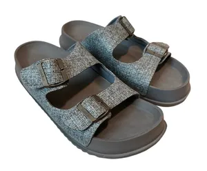 KuaiLu Women's Orthopedic Recovery Slides Gray Size 10 Double Buckle Sandals thumbnail 1