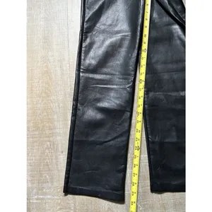 Aritzia Wilfred The Melina Pant Black Vegan Leather Pants Size 4 High Waisted thumbnail 16