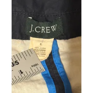 J Crew Navy Blue Cotton Waxed Look Utility Jacket Womens Size 6 thumbnail 4