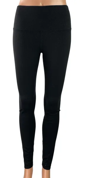 Lululemon Womens Black Mid Rise Athletic Activewear Yoga Skinny Leggings Pants 6 thumbnail 1