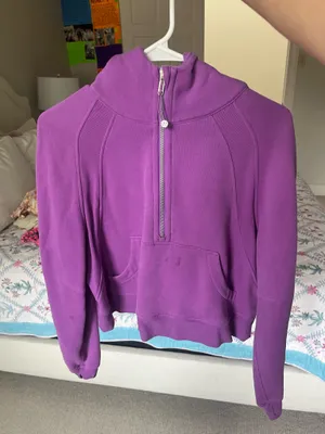 Lululemon Scuba Half-Zip Purple thumbnail 1